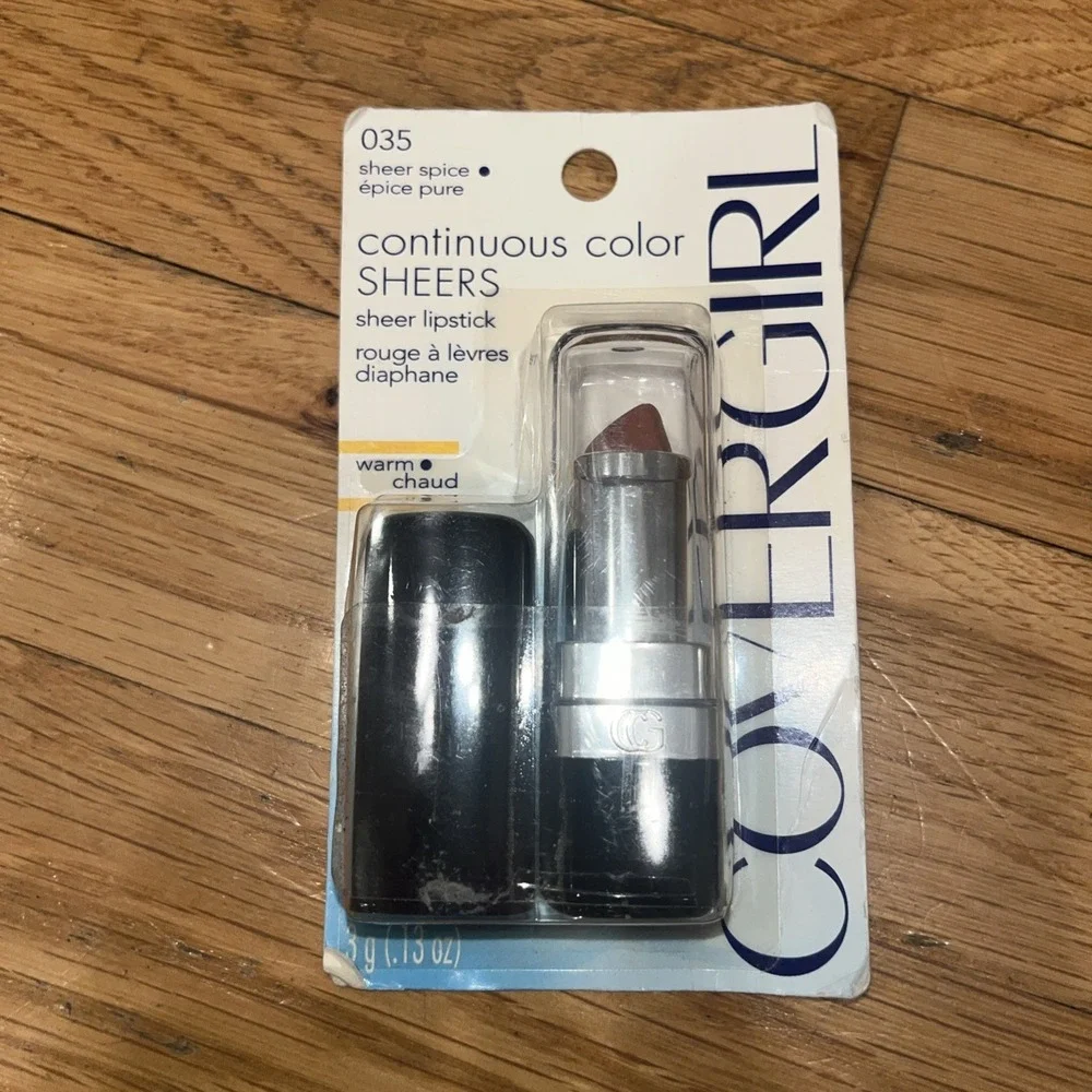 COVERGIRL #035 SHEER SPICE CONTINUOUS COLOR LIPSTICK Discontinued‎ HTF